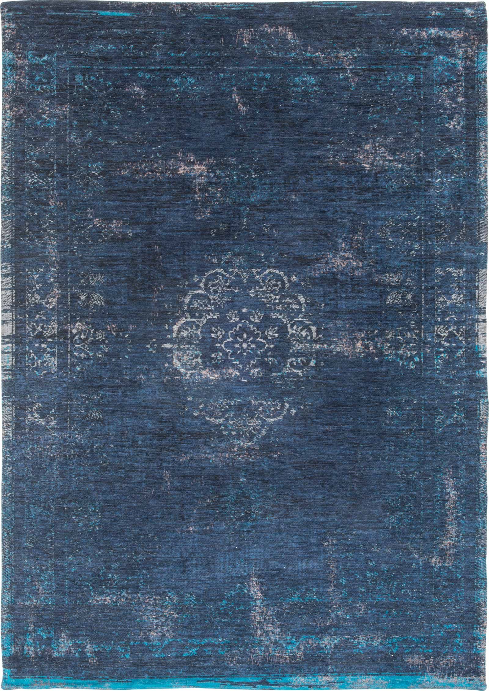 tapijt Louis De Poortere CS 8254 Fading World Medaillon Blue Night