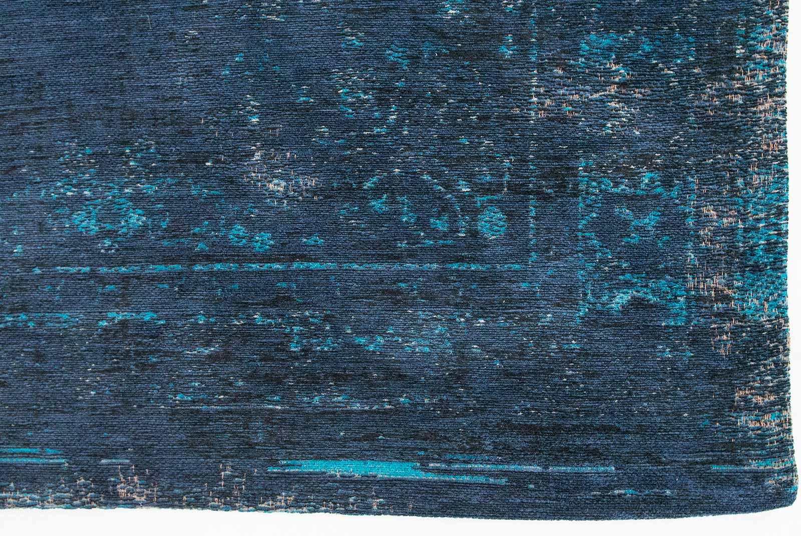 tapijt Louis De Poortere CS 8254 Fading World Medaillon Blue Night corner
