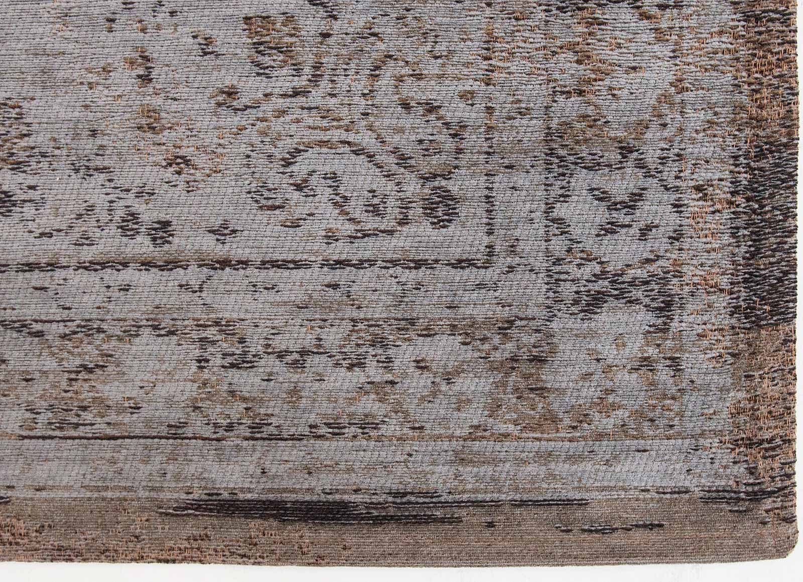 tapijt Louis De Poortere CS 8257 Fading World Medaillon Grey Ebony corner