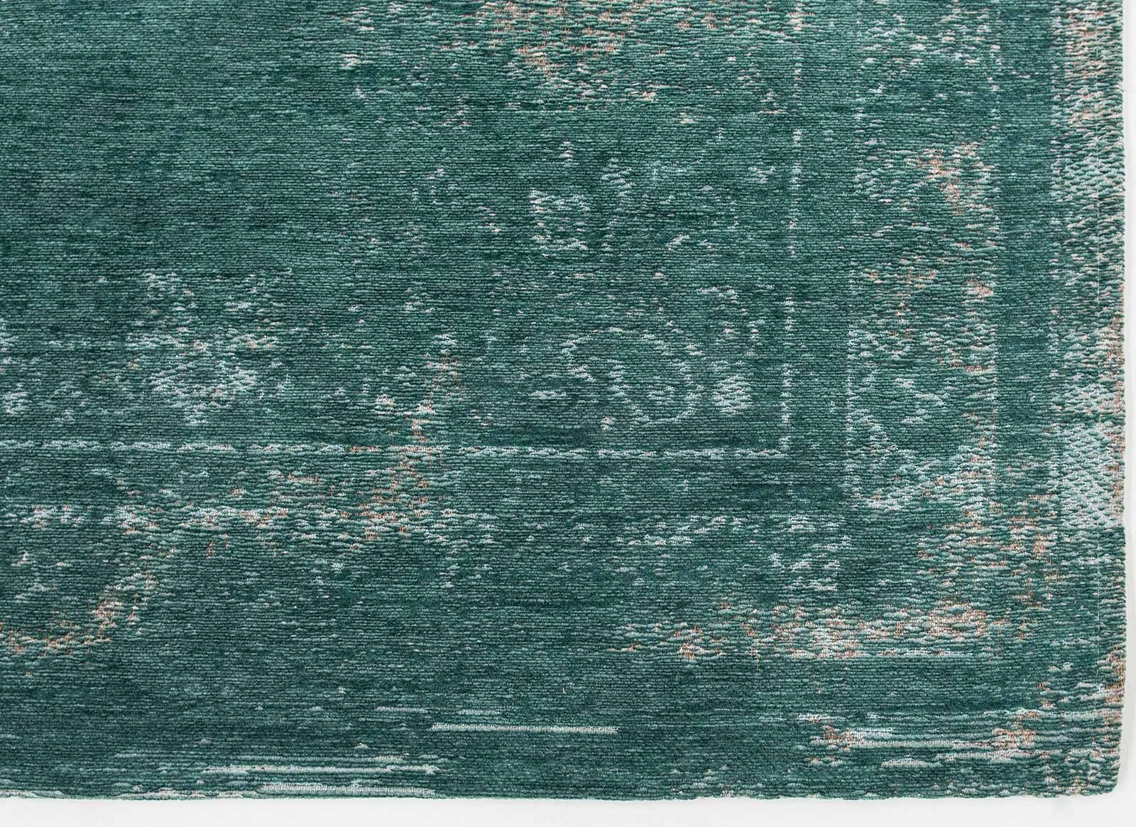 tapijt Louis De Poortere CS 8258 Fading World Medaillon Jade corner