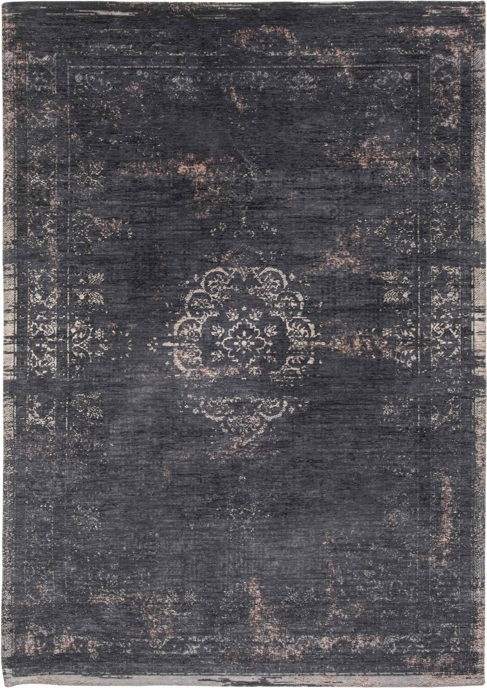 tapijt Louis De Poortere CS 8263 Fading World Medaillon Mineral Black
