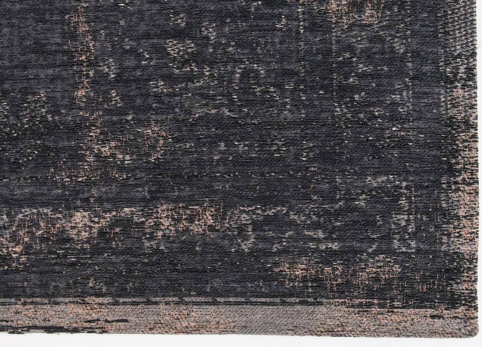 tapijt Louis De Poortere CS 8263 Fading World Medaillon Mineral Black corner