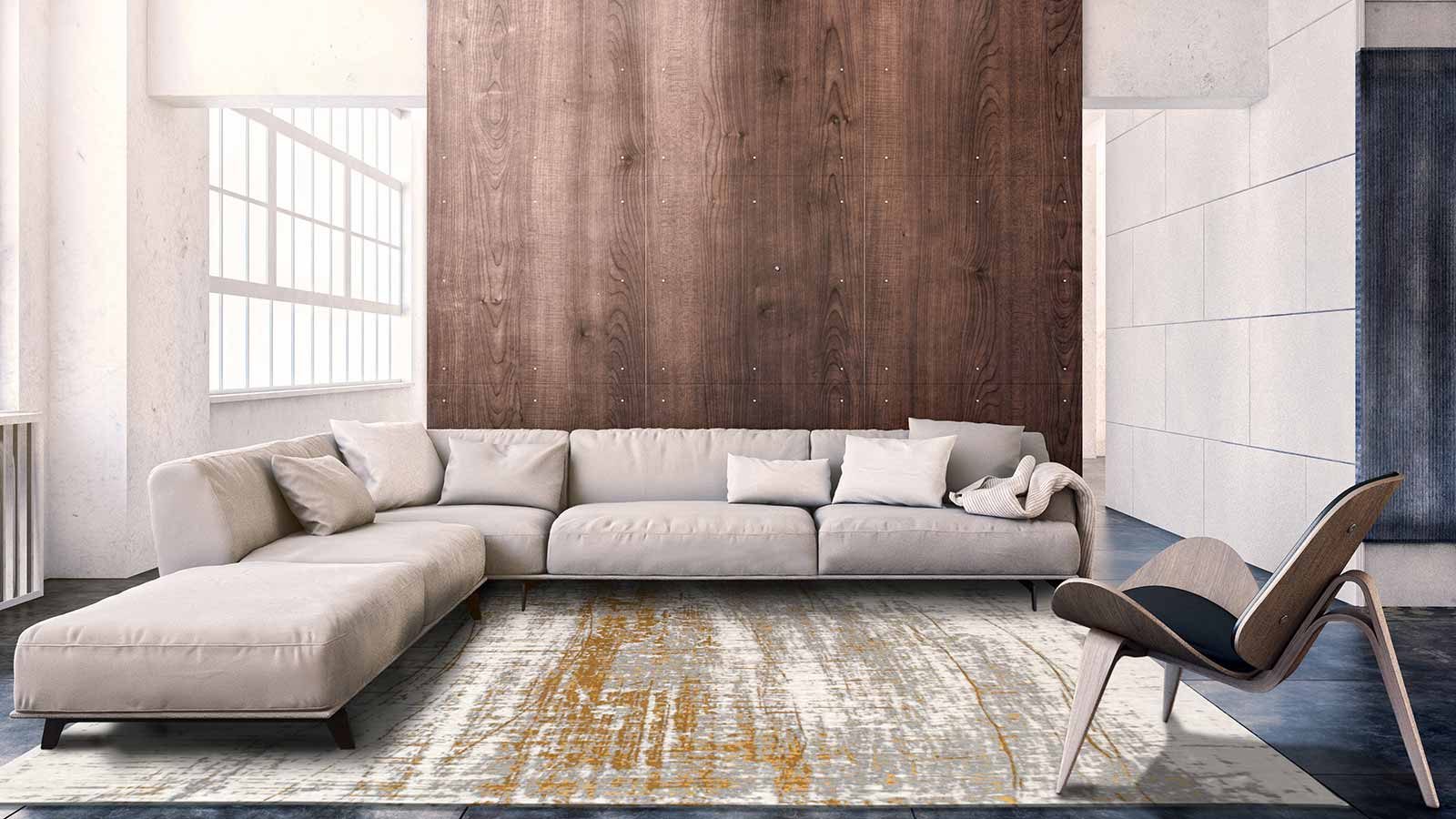 tapijt Louis De Poortere CS 8419 Mad Men Griff Columbus Gold interior