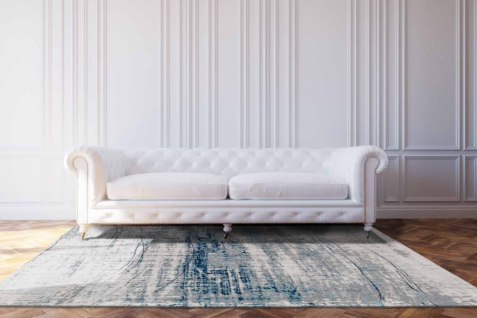 tapijt Louis De Poortere CS 8421 Mad Men Griff Bronx Azurite interior 2
