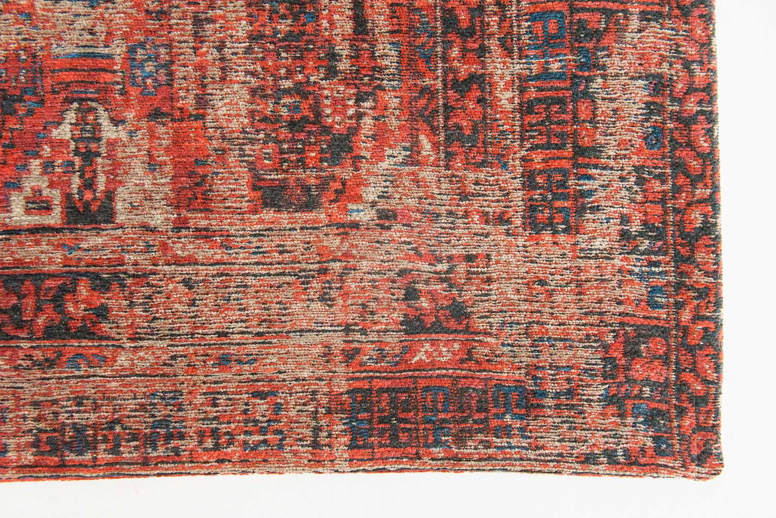 tapijt Louis De Poortere CS 8719 Antiquarian Antique Hadschlu 782 Red corner
