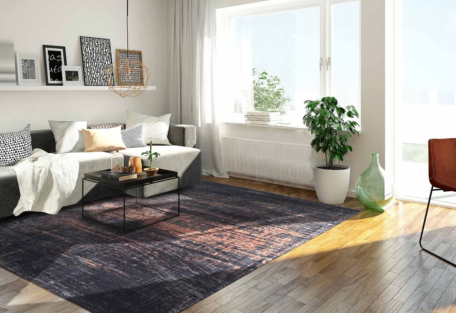 tapijt Louis De Poortere CS 8925 Mad Men Griff Soho Copper interior