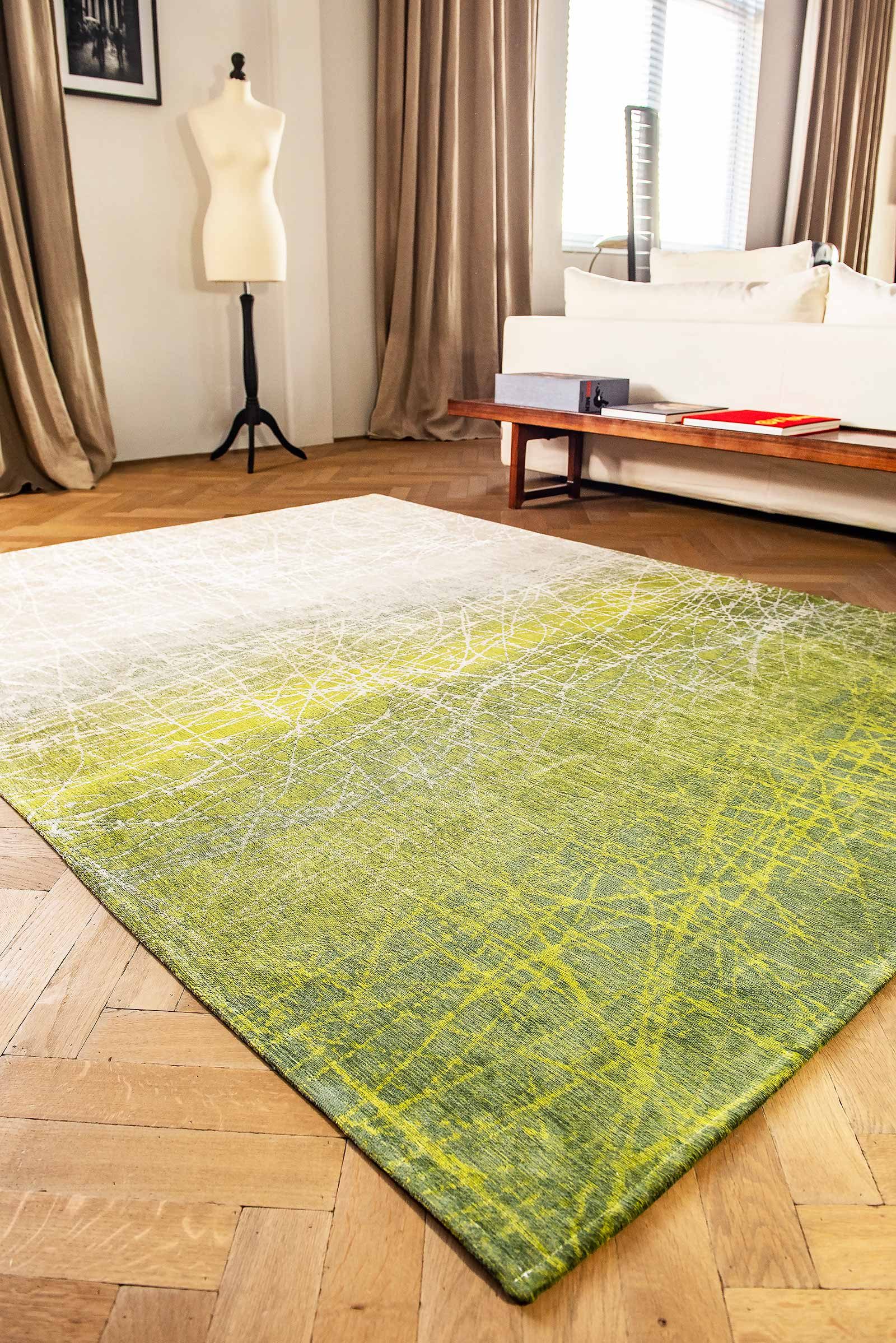 tapijt Louis De Poortere LX 8882 Mad Men Fahrenheit Central Park Green interior
