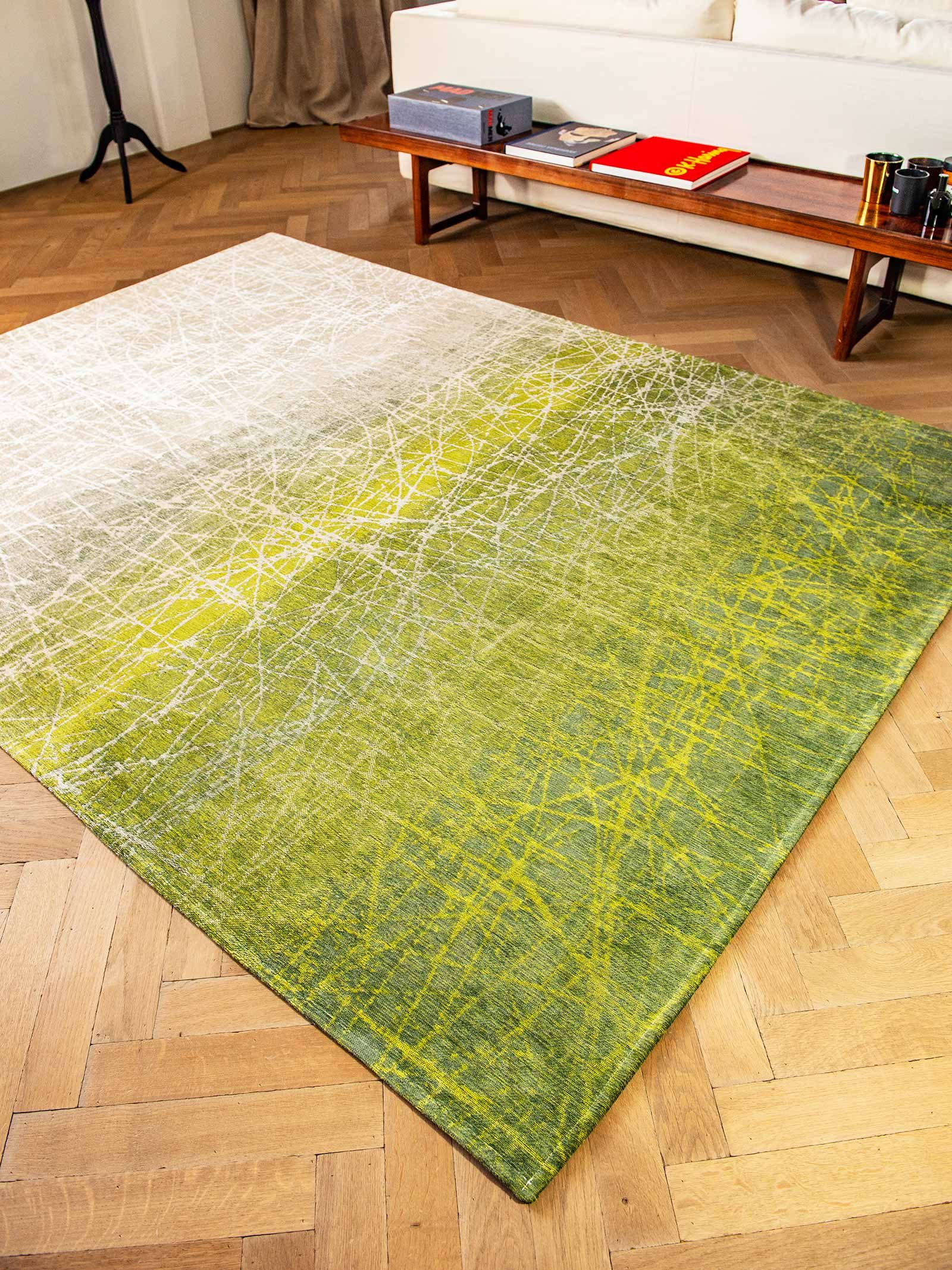 tapijt Louis De Poortere LX 8882 Mad Men Fahrenheit Central Park Green interior 3