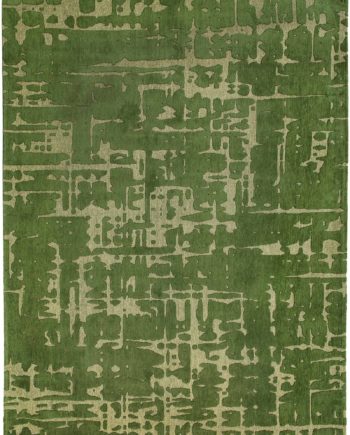 Louis De Poortere tapijt CS 9202 Structures Baobab Perrier Green