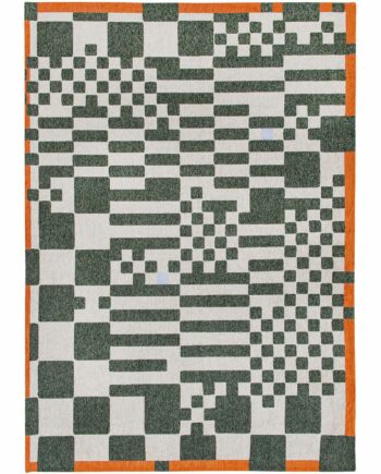 Louis De Poortere tapijt Craft Chess 9339 Deep Green