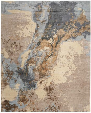 Nourison tapijt Silk Shadows SHA23 BGEBL BEIGE BLUE 8x10 099446929365