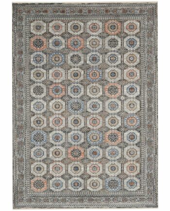 Nourison tapijt Starry Nights STN09 GRYNV GREY NAVY 5x7 099446797230