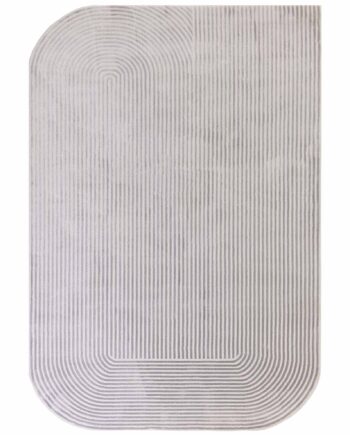 Asiatic tapijt Kuza Shape Silver Grey