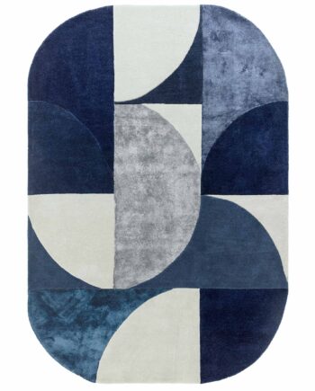Asiatic tapijt Matrix 74 Oval Indigo