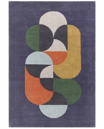Asiatic tapijt Matrix 91 Statement Navy
