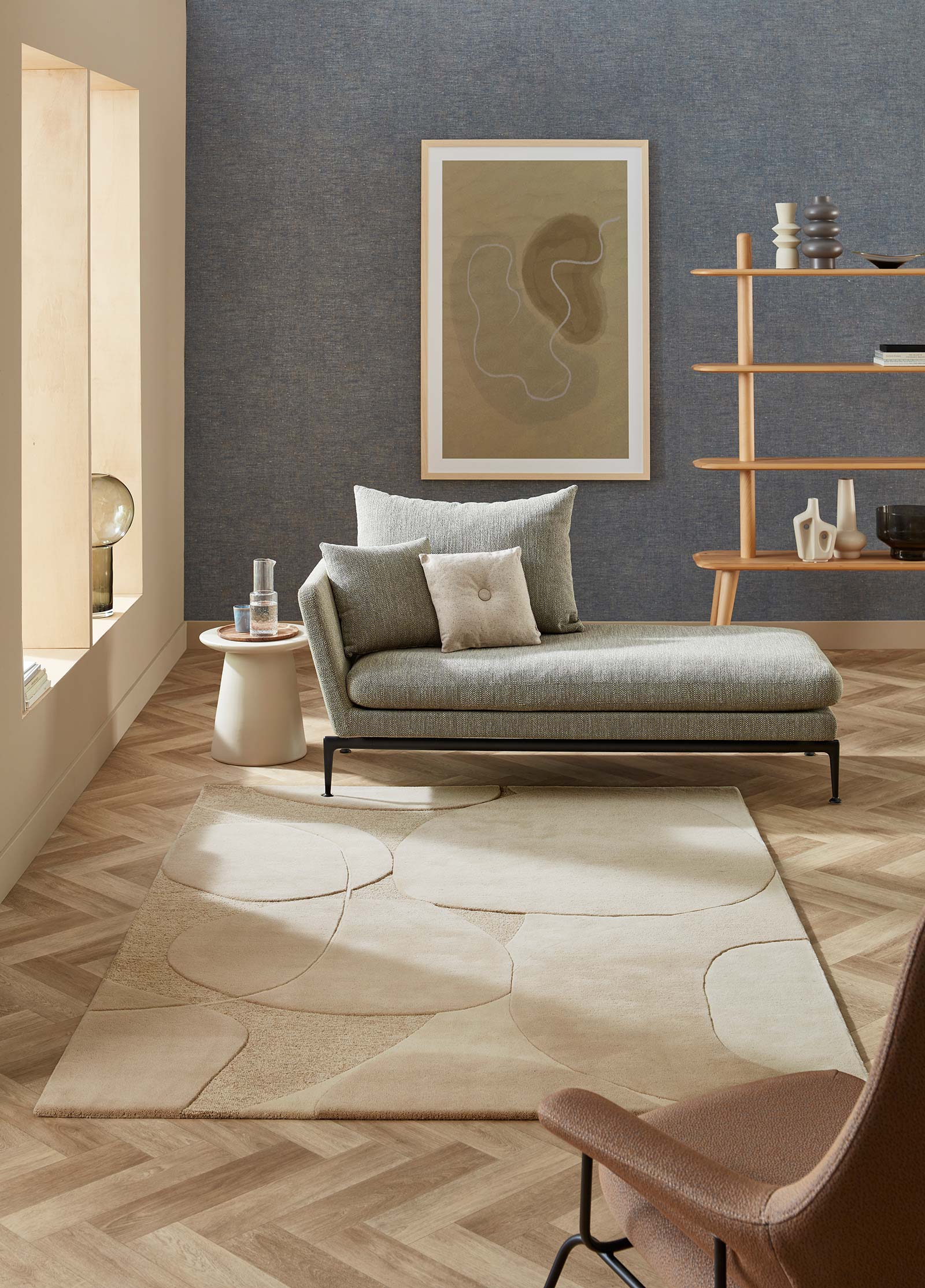 Brinker Carpets tapijt Bolsena Beige interior 1