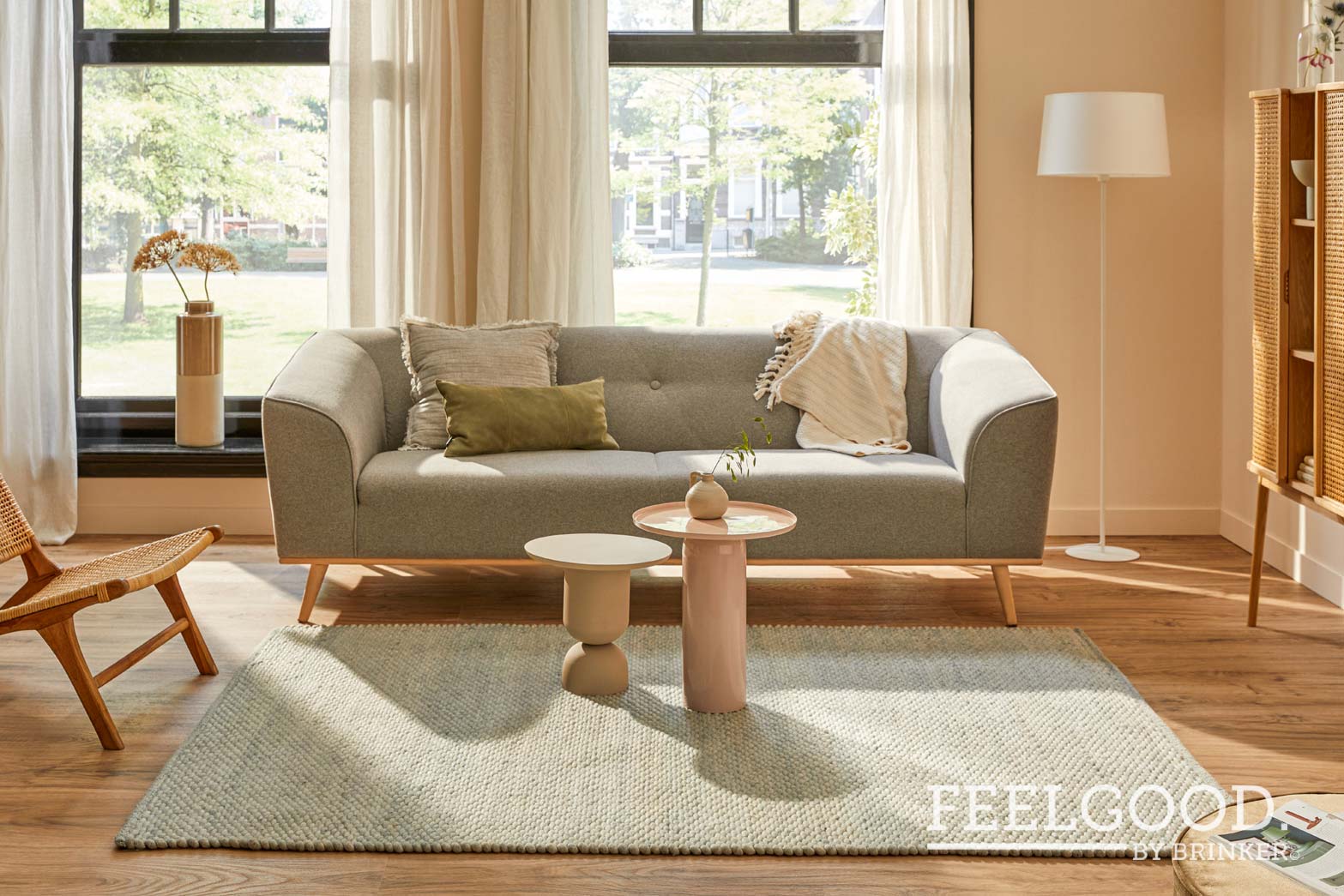 Brinker Carpets tapijt Genua Mint Green 428 interior 1