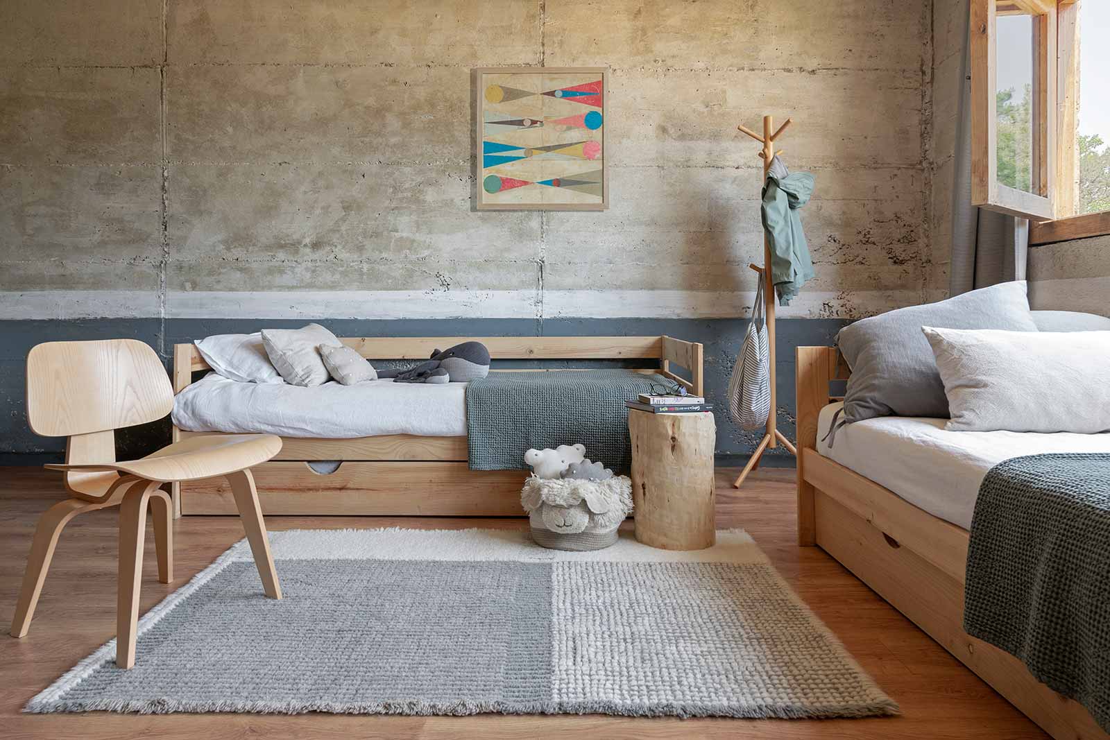Lorena Canals Woolable tapijt Kaia Smoke Blue WO KAIA BL 11