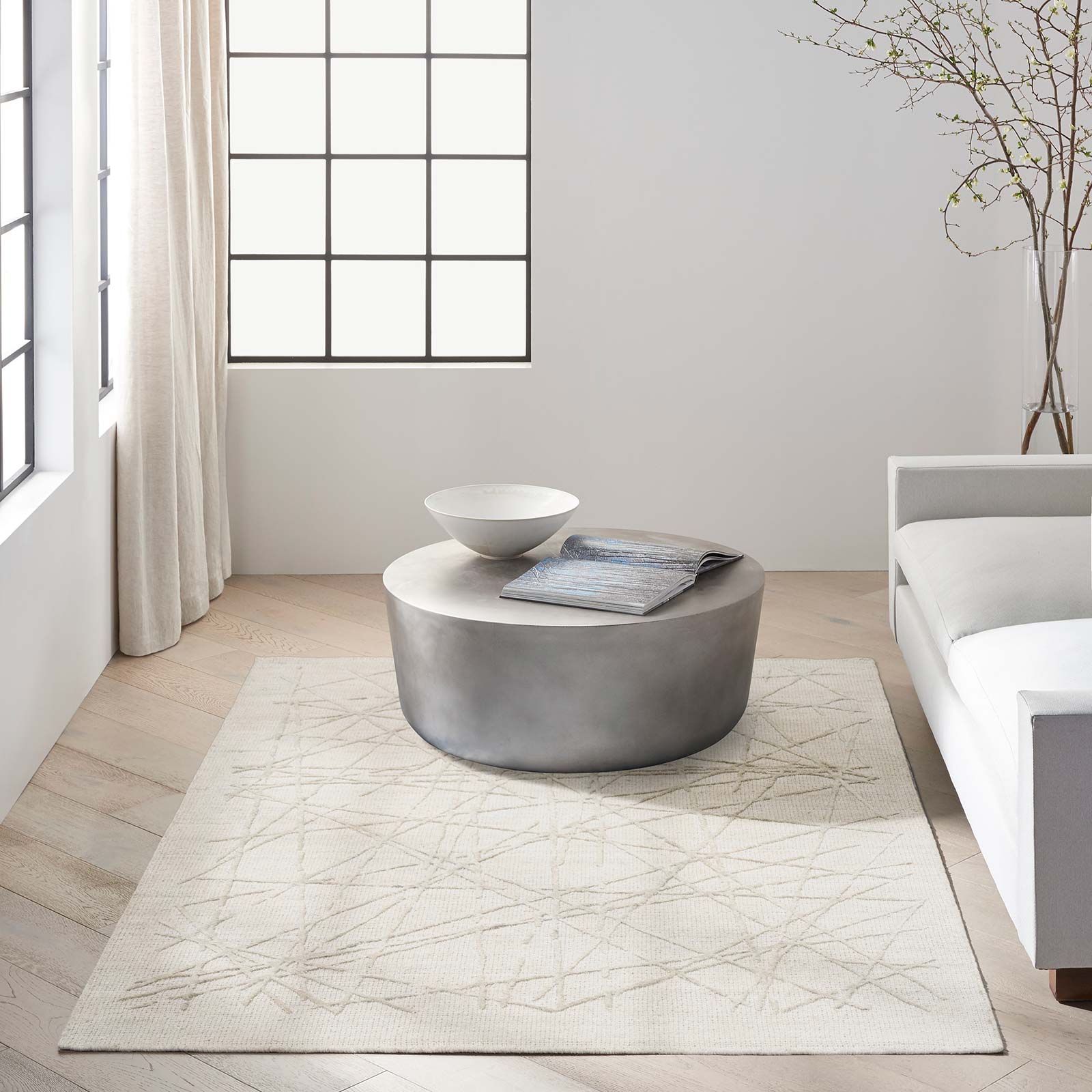 Calvin Klein tapijt Wander CK044 WND01 IVGRY IVORY GREY 5x7 099446957047 interior 3