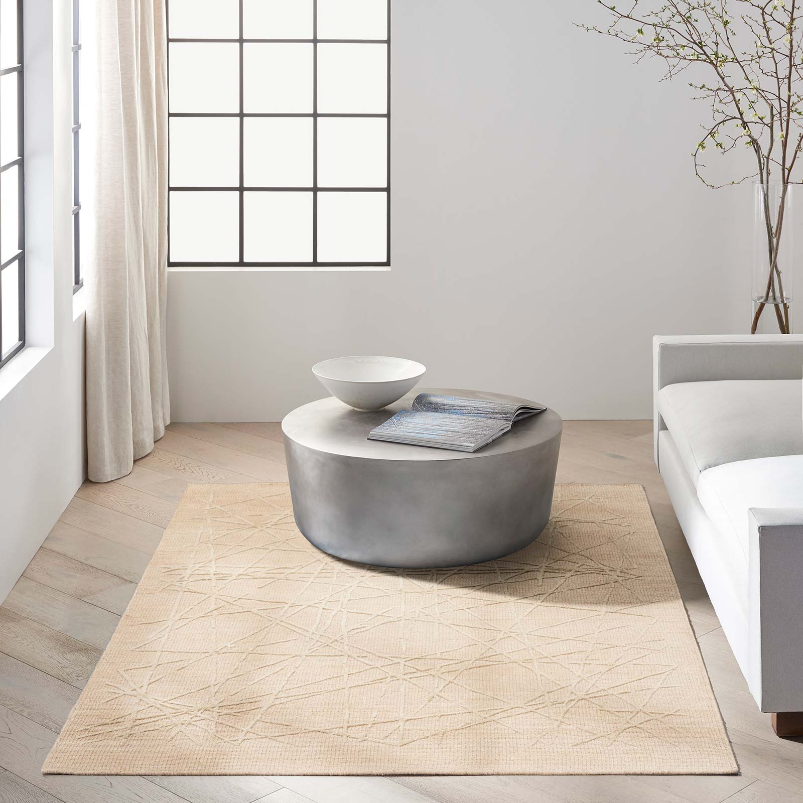 Calvin Klein tapijt Wander CK044 WND01 NATRL NATURAL 5x7 099446956934 interior 3